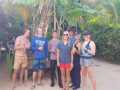 SCUBAnauts finish a week of diving in Honduras with some time spent in the village buying a well-earned soda.